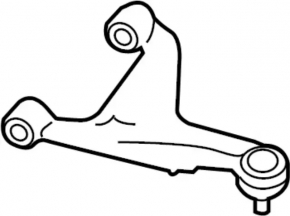 Upper rear left control arm Infiniti M37 Q70 13-19