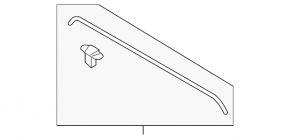 Bonnet support stop Mitsubishi Outlander Sport ASX 10-19