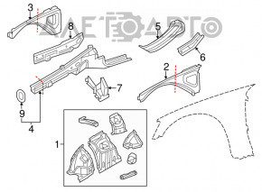 Front left quarter Chrysler 300 11-