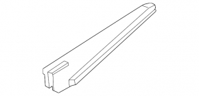 Right tailgate hinge cover for Honda CRV 23-26, broken mount