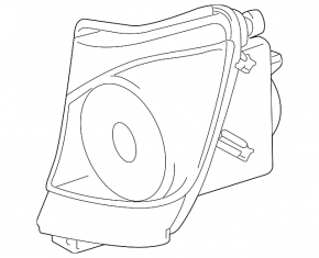 Left fog light for Lexus IS250 IS350 06-10