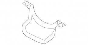 Left muffler tip for Hyundai Azera 12-17