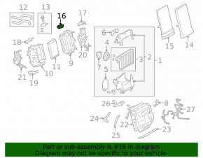 Actuator motor heater drive ventilation Audi A4 B8 08-16