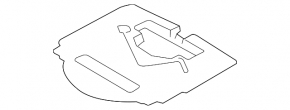 Foam under the tool upper Subaru Impreza 4d 17-23 GK