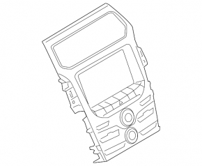 Multimedia and stove control Ford Explorer 11-12 prerest manual