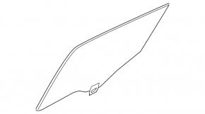 Glass door rear right Mazda 3 19- 4d Japan built
