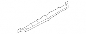 Trunk door trim under the handle Mazda CX-5 17- Without smart key, with rear camera,