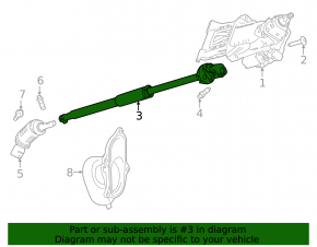 Land Rover Discovery 17-23 Steering Cardan Joint