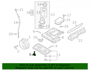 Audi A6 C8 19-24 Engine Oil Level Sensor