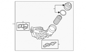 Oil filter housing BMW 5 G30 17-23 2.0t