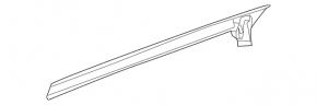 Glass seal front left Mercedes CLA 14-19
