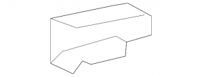 Rear bumper mount, right lower, VW Jetta 05-10
