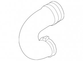 Air duct from filter VW Passat b7 12-14 USA 2.0TDI