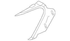 Front right headlight seal for Audi E-Tron 19-23