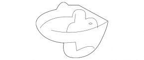 Driver's visor mounting hook BMW X3 F25 11-17 beige