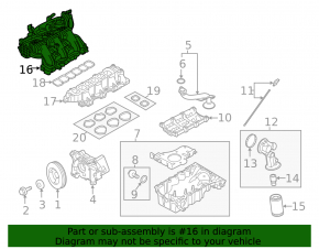 Intake manifold upper part Ford Flex 09-12 prerest