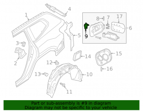 Fuel filler flap lock VW Tiguan 18-24