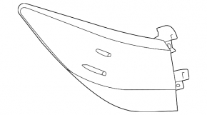 Lexus RX350 16-22 Left Outer Wing Light