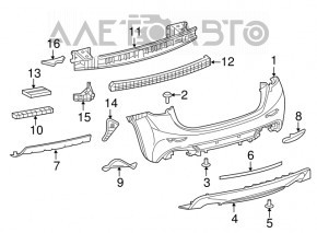 Exhaust Tip Bracket Right Infiniti QX30 17-19 S