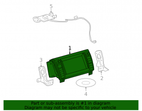 Monitor, display Toyota Sequoia 08-12