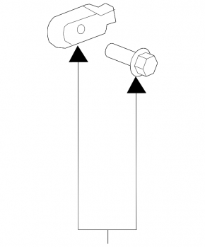 Lexus CT200h 15-17 front left airbag sensor on TV