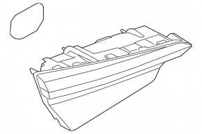 Light inside trunk lid right Audi A5 F5 17-19