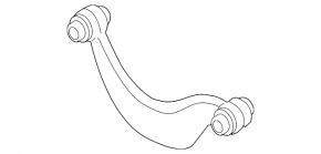Upper control arm, rear left, curved, Mazda3 2.3 03-08