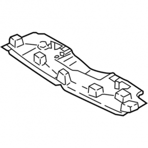 Radiator deflector top Ford Mustang mk6 18-