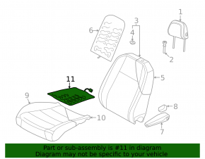 Heated driver's seat Volkswagen ID.4 21-22