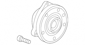 Front left hub for Chevrolet Volt 16-19