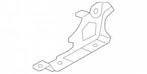 Hood hinge left GMC Terrain 10-17