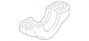 Front stabilizer mounting bracket lower left BMW 7 G11 G12 16-22 RWD