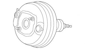 Vacuum booster Audi A6 C7 16-18 3.0T