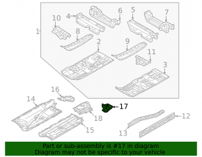 Mitsubishi Outlander 22-25 rear left underbody protection