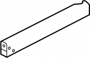 Reinforcement of the TV bar on the right subframe of the Infiniti QX30 17-19