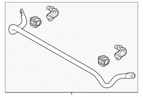 Rear stabilizer bar for Kia Sportage 17-19 FWD