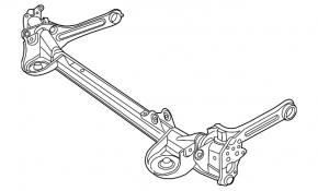 Rear beam VW Jetta 11-13 USA