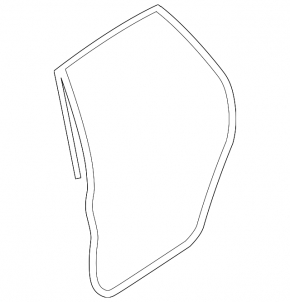 Subaru Forester 08-13 rear right door seal