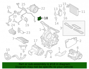 Actuator motor heater drive ventilation Mini Cooper Clubman R55 07-14
