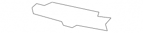 Front bumper mount left wing Acura MDX 14-16 prerest