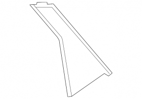 Door trim side rear left Honda Insight 19-22 rear