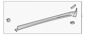 Left threshold Toyota Venza 21 - structure