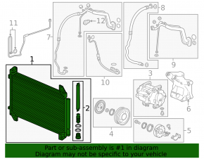 Air Conditioner Radiator Condenser Acura MDX 14-18 FPS