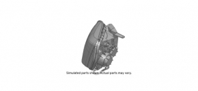 Headlight front left bare GMC Terrain 10-15 prerest