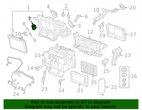 Audi E-Tron 19-23 air conditioning heater valve