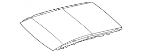Panorama assembly Mercedes GLS-class X166 15-19