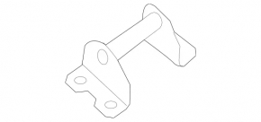 Mercedes GLS-class X166 13-19 hood lock bracket on TV