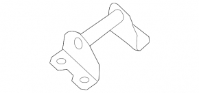 Mercedes GLS-class X166 13-19 hood lock bracket on TV