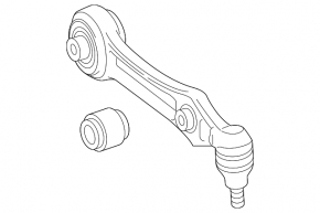 Front lower left control arm Mercedes S-class W222 S63/S65 AMG 14-17 rear, AWD