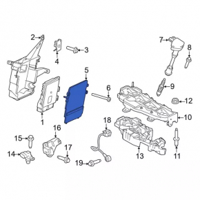 Ford C-max MK2 13-18 ECU Housing Cover